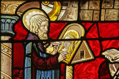 St Luke Painting a Portrait of the Virgin Mary, Rumilly by Unknown